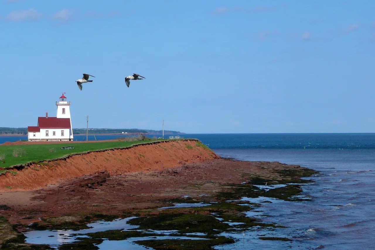 Skyline of Charlottetown, Prince Edward Island, Canada — fence supply, rental and installation by Fenced.ca