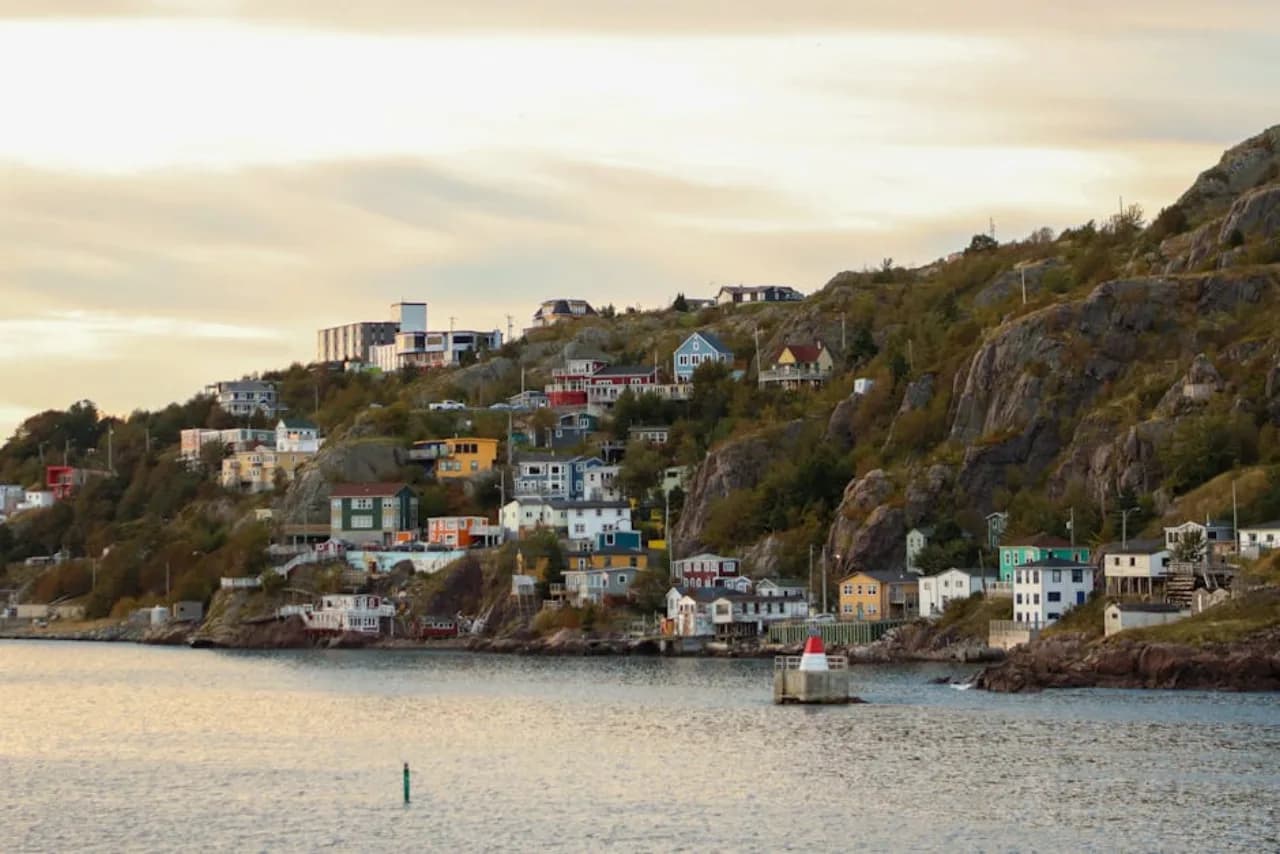 Skyline of Saint John, New Brunswick, Canada — fence supply, rental and installation by Fenced.ca
