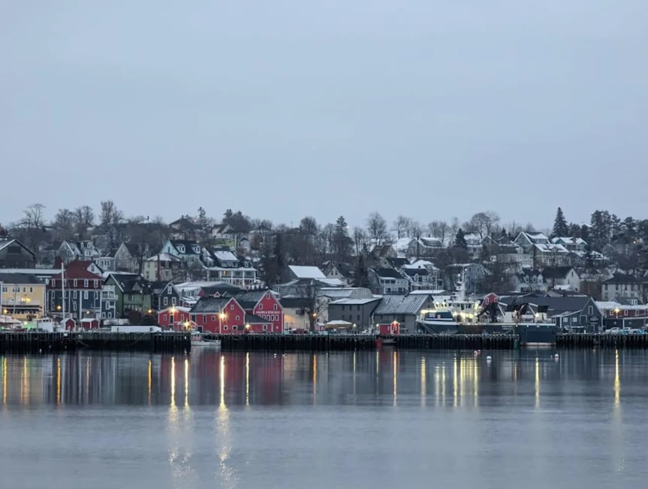 Skyline of Sydney, Nova Scotia, Canada — fence supply, rental and installation by Fenced.ca