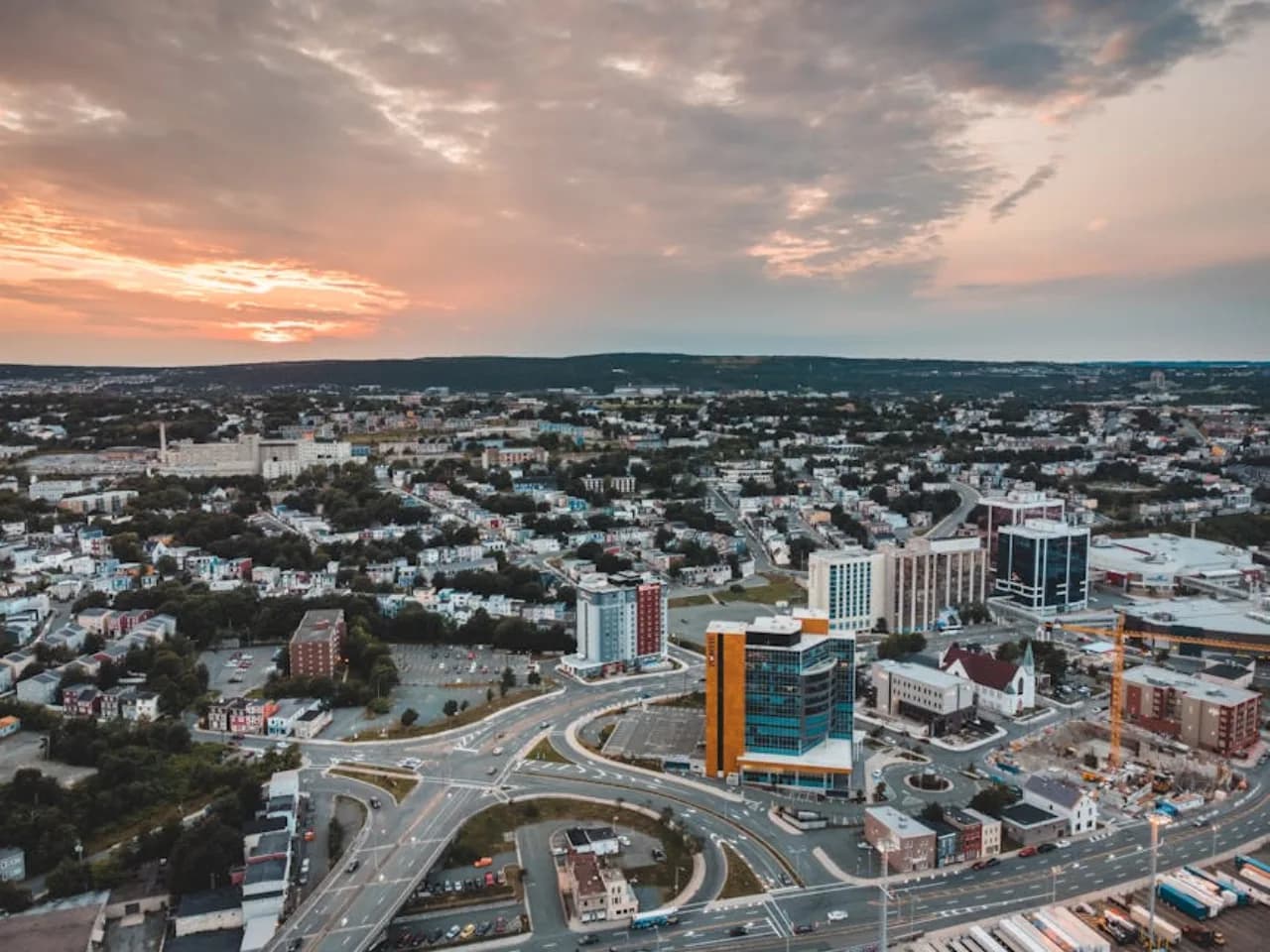 Skyline of Truro, Nova Scotia, Canada — fence supply, rental and installation by Fenced.ca