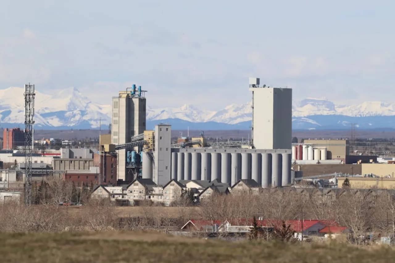 Skyline of Lethbridge, Alberta, Canada — fence supply, rental and installation by Fenced.ca